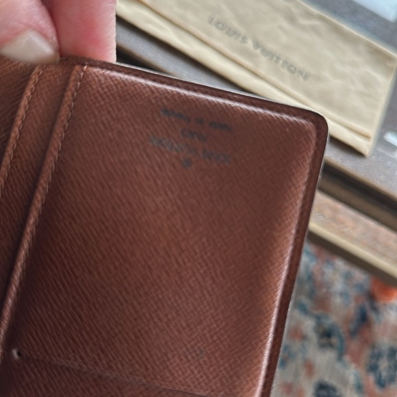 Louis Vuitton Black and Gold Wallet - Picture 5 of 9